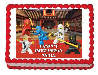Ninja Edible Cake Image Cake Topper - Cakes For Cures