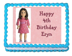 American Girl Edible Cake Image Cake Topper - Cakes For Cures
