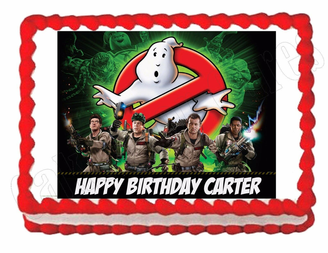 Ghostbusters Edible Cake Image Cake Topper - Cakes For Cures