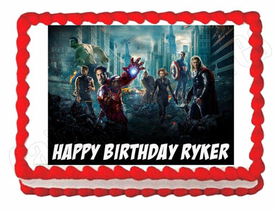 Avengers Edible Cake Image Cake Topper - Cakes For Cures