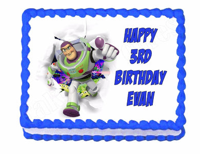 Buzz Lightyear Toy Story edible cake image frosting sheet party decoration - Cakes For Cures