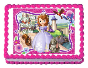 Sofia the First Princess Edible Cake Image Cake Topper - Cakes For Cures