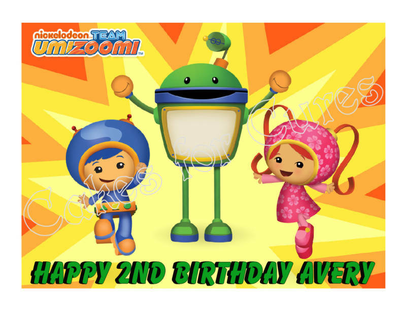 Team UmiZoomi Edible Cake Image Cake Topper - Cakes For Cures