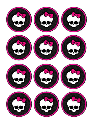 Monster High Edible Cupcake Images - Cupcake Toppers - Cakes For Cures