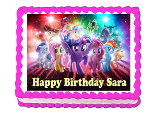 My Little Pony Edible Cake Image Cake Topper - Cakes For Cures