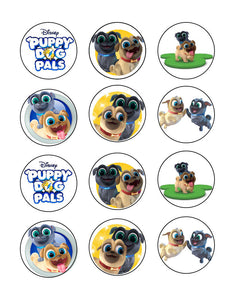 Puppy Dog Pals Edible Cupcake Images Cupcake Toppers - Cakes For Cures