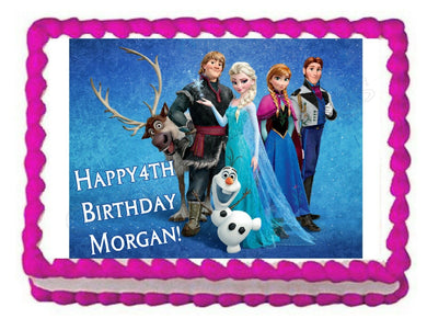 Frozen Edible Cake Image Cake Topper - Cakes For Cures