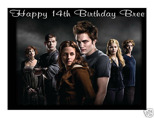 Twilight edible cake image cake topper frosting sheet party decoration - Cakes For Cures