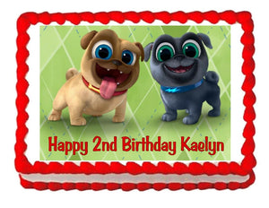 Puppy Dog Pals Edible Cake Image Cake Topper - Cakes For Cures