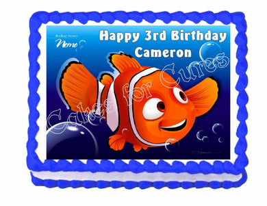 Finding Nemo Edible Cake Image Cake Topper - Cakes For Cures
