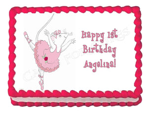 Angelina Ballerina Edible Cake Image Cake Topper - Cakes For Cures