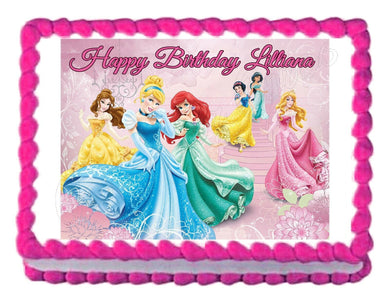 Disney Princess Edible Cake Image Cake Topper - Cakes For Cures