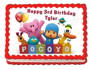 Pocoyo Edible Cake Image Cake Topper - Cakes For Cures