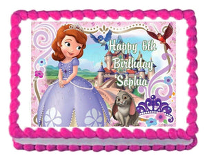 Sofia the First Princess Edible Cake Image Cake Topper - Cakes For Cures