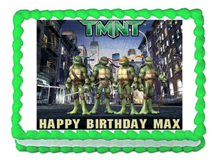TMNT Teenage Mutant Ninja Turtles Edible Cake Image Cake Topper - Cakes For Cures