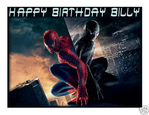 Spiderman 3 Edible Cake Image Cake Topper - Cakes For Cures