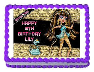 Monster High Cleo de Nile Edible Cake Image Cake Topper - Cakes For Cures