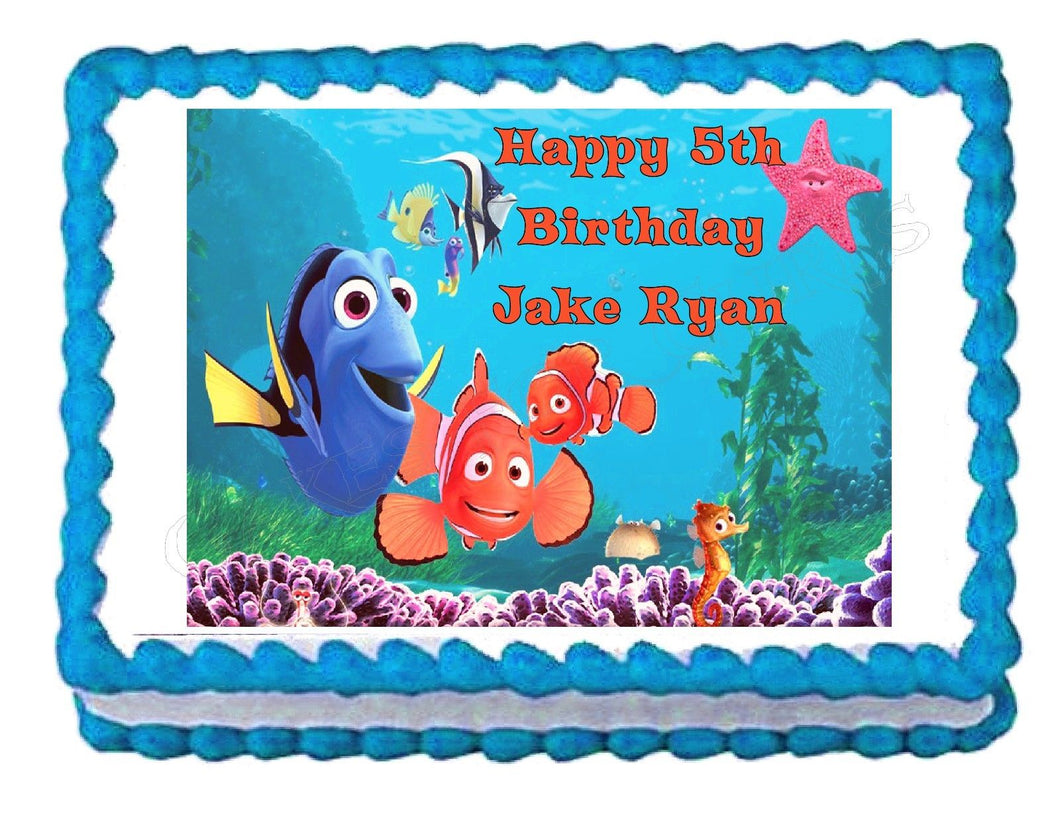 Finding Nemo Edible Cake Image Cake Topper - Cakes For Cures