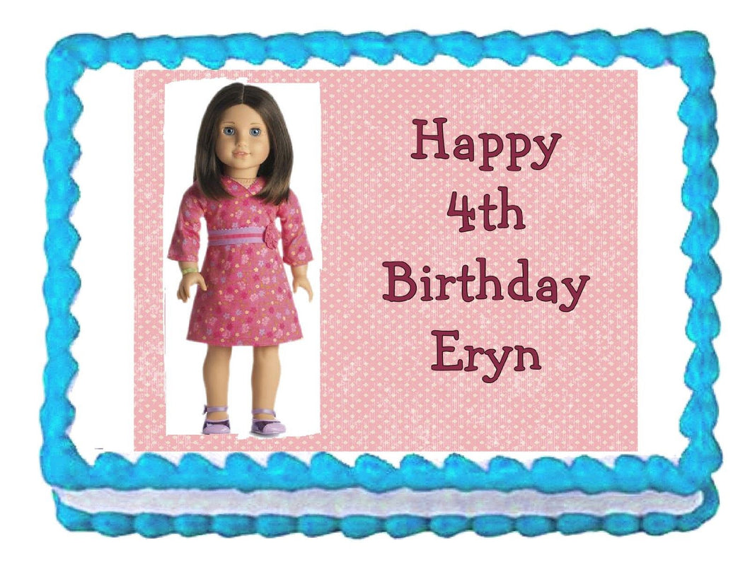 American Girl Edible Cake Image Cake Topper - Cakes For Cures