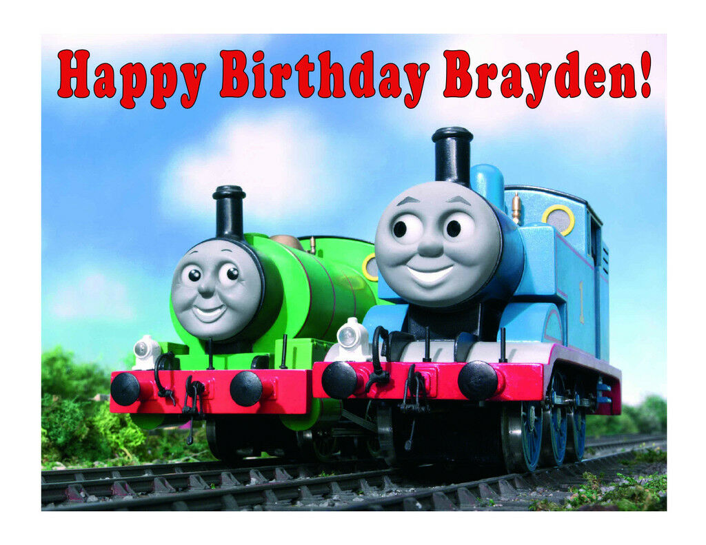 Thomas and Friends Edible Cake Image Cake Topper - Cakes For Cures