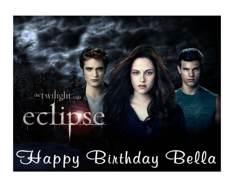 Twilight Eclipse party decoration edible cake image frosting sheet - Cakes For Cures