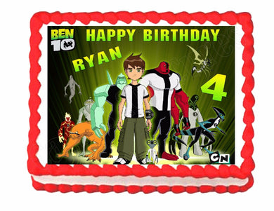 Ben 10 Edible Cake Image Cake Topper - Cakes For Cures