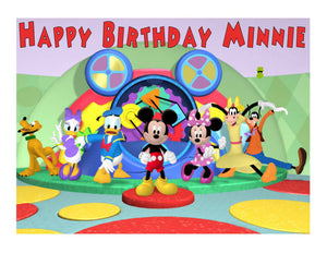 Mickey Mouse Clubhouse Edible Cake Image Cake Topper - Cakes For Cures