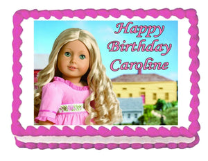 American Girl Caroline Edible Cake Image Cake Topper - Cakes For Cures