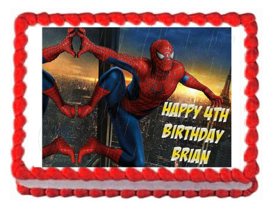 Spiderman Avengers Edible Cake Image Cake Topper - Cakes For Cures