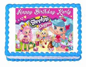 Shopkins Edible Cake Image Cake Topper - Cakes For Cures