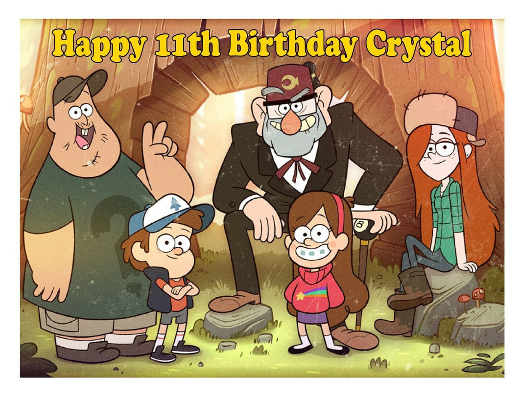 Gravity Falls Edible Cake Image Cake Topper - Cakes For Cures