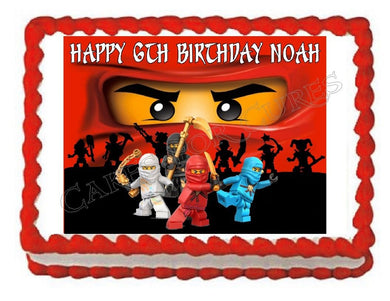 Ninja Edible Cake Image Cake Topper - Cakes For Cures