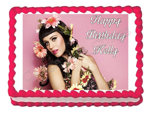Katy Perry Edible Cake Image Cake Topper - Cakes For Cures