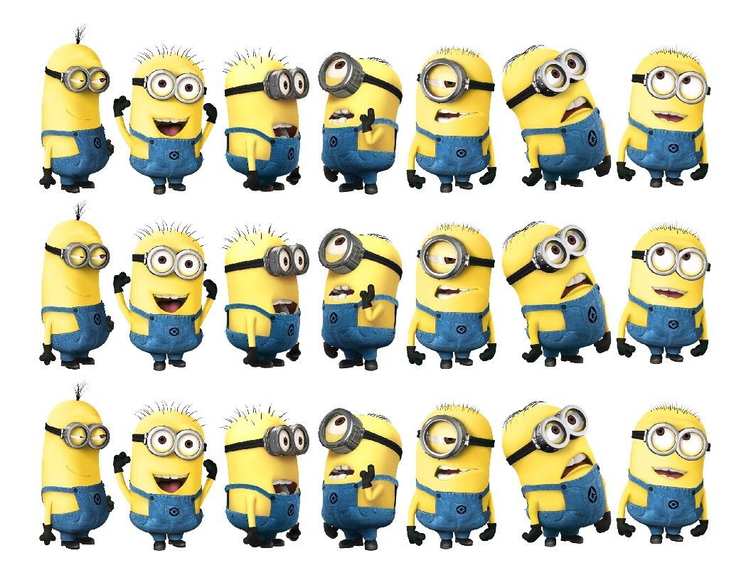 Despicable Me Minions Edible Cake Strips - Cake Wraps - Cakes For Cures