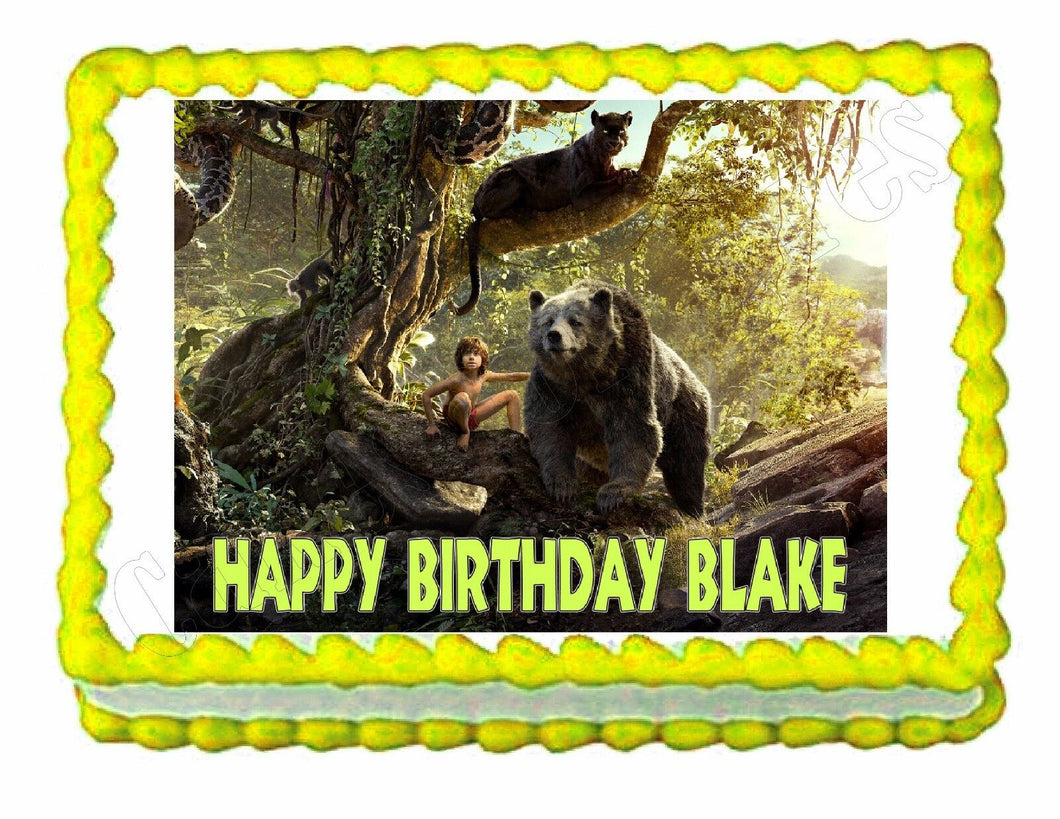 Jungle Book Edible Cake Image Cake Topper - Cakes For Cures