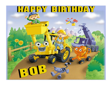 Bob the Builder Edible Cake Image Cake Topper - Cakes For Cures