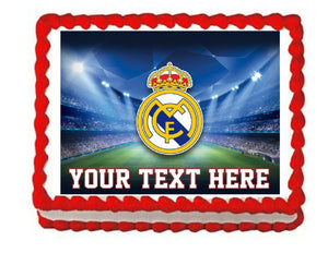 Soccer Real Madrid Edible Cake Image Cake Topper - Cakes For Cures