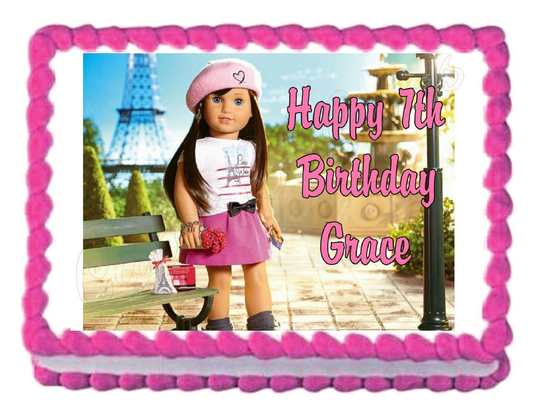 American Girl GRACE 2015 Edible Cake Image Cake Topper - Cakes For Cures