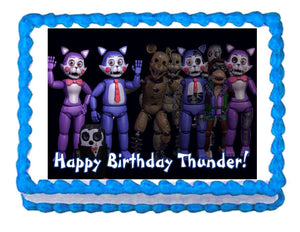 Five nights at Candy's FNaC  Edible Cake Image Cake Topper - Cakes For Cures