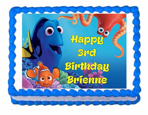 Finding Dory Party Edible Cake Image Cake Topper - Cakes For Cures