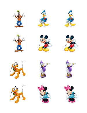 Mickey Mouse Clubhouse Edible Cupcake Images - Cupcake Toppers - Cakes For Cures