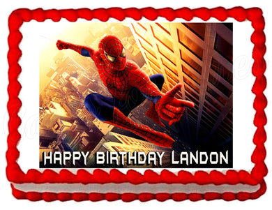 Spiderman Avengers Edible Cake Image Cake Topper - Cakes For Cures